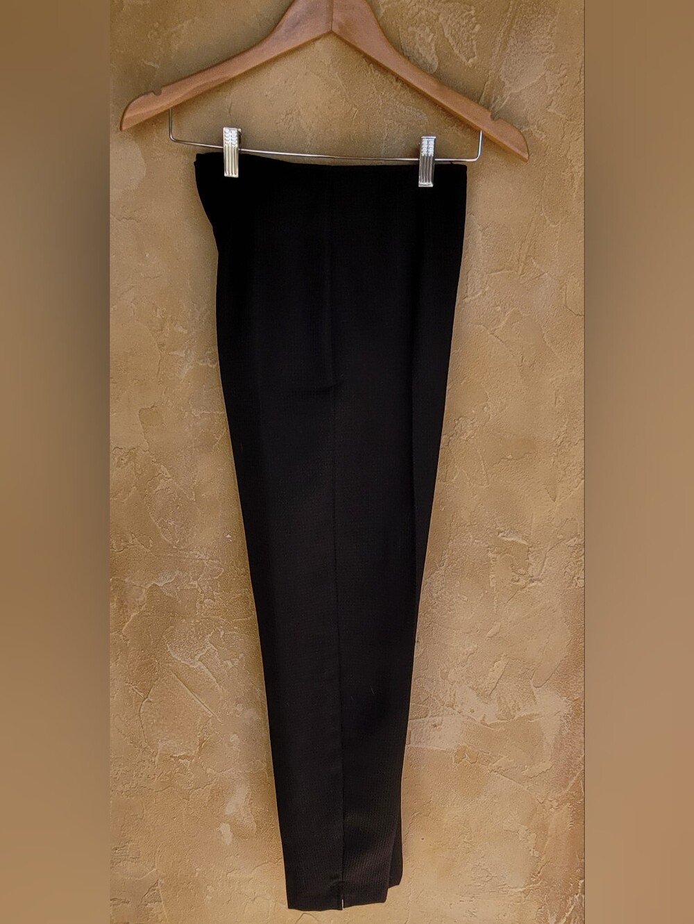 Vintage Black 2 Piece Suit, Slim Fit Cigarette Style Pants. Size 2 Any Occasion - Picture 7 of 10